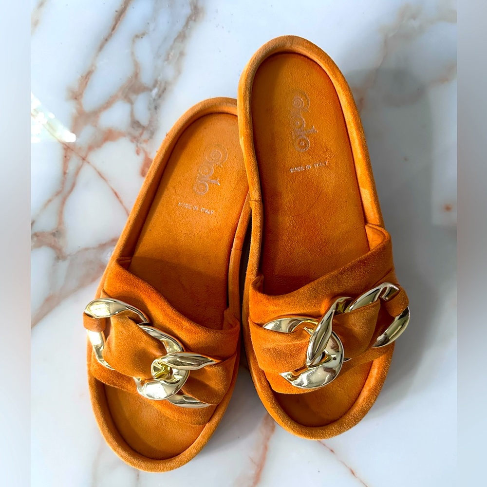 Golo Women's Trieste In Orange Suede
